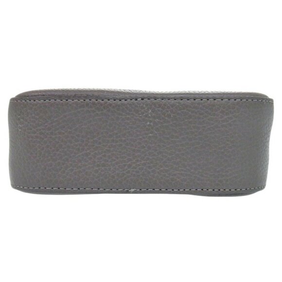 BURBERRY Grey Leather Shoulder Bag - Picture 7 of 8
